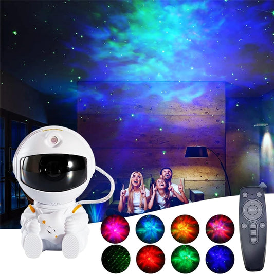"Starry Sky Galaxy Projector: Remote-Controlled Nebula Ceiling Light for Bedroom Decor - Perfect Gift for Kids and Adults on Christmas, Halloween, Birthdays, and Valentine's Day!"